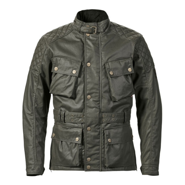 【CERRIC】WAXED HALF JACKET (KHAKI) Khaki Half Jacket Man Regular Fit Jacket